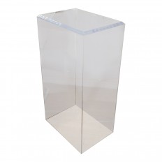 Lucite rectangular pedestal
